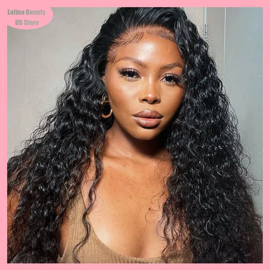 Lafion HD Lace Closure & Frontal Wig – Curly Human Hair, 4x4/5x5 Closure, 13x4/13x6 Lace Front, Deep & Water Wave