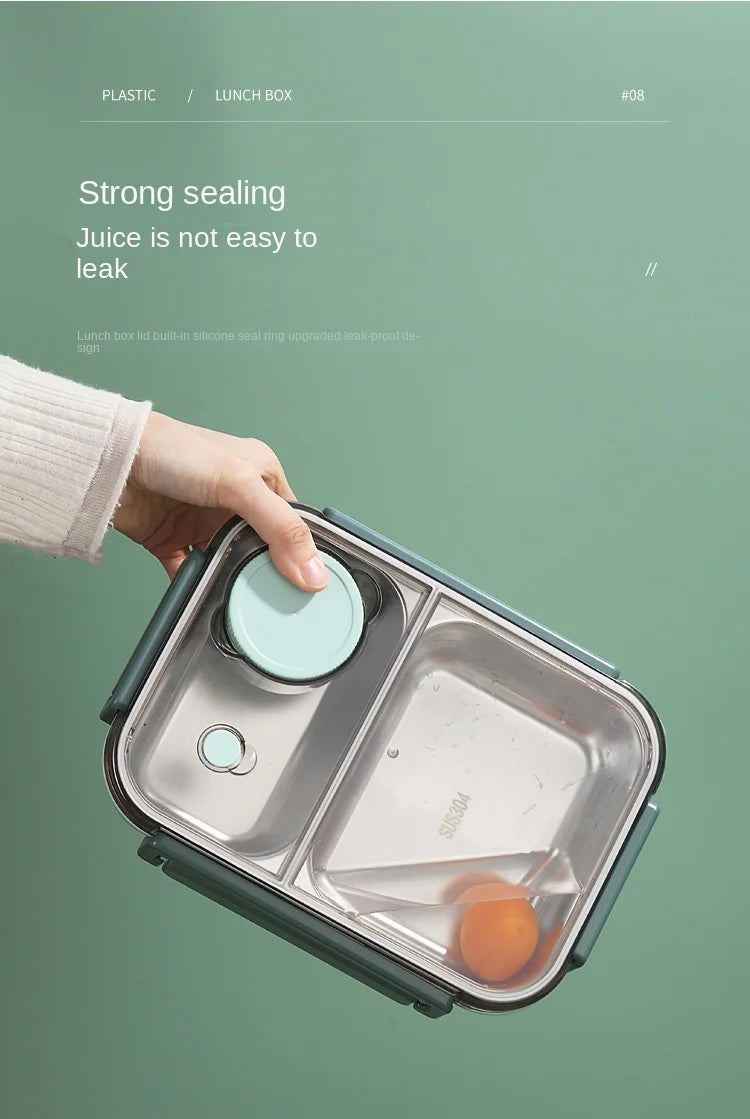 850ml Portable Lunch Boxes for Children Adults Thermo Soup Bento Box Stainless Steel Insulated Heating Food Storage Container