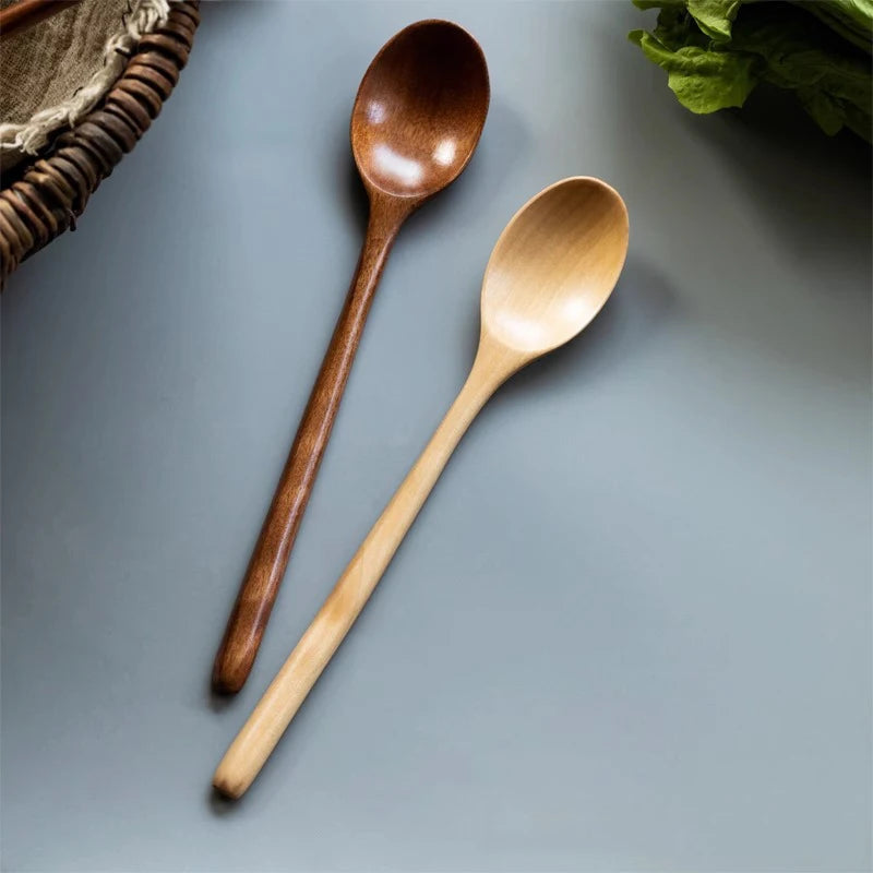 2pcs Wooden Spoon Tableware