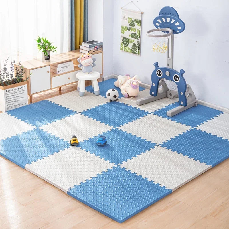 8/16PCS Non-Toxic Baby Play Mat, Interlocking Soft Foam Floor Mats for Kids' Play Area and Baby Floor Exercise Non-Slip Design