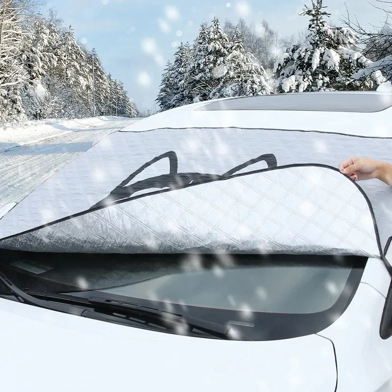 Car Sun Protection Thermal Insulation Sunshade Blocking Interior Windows Front Windshield Cover Frost Protection