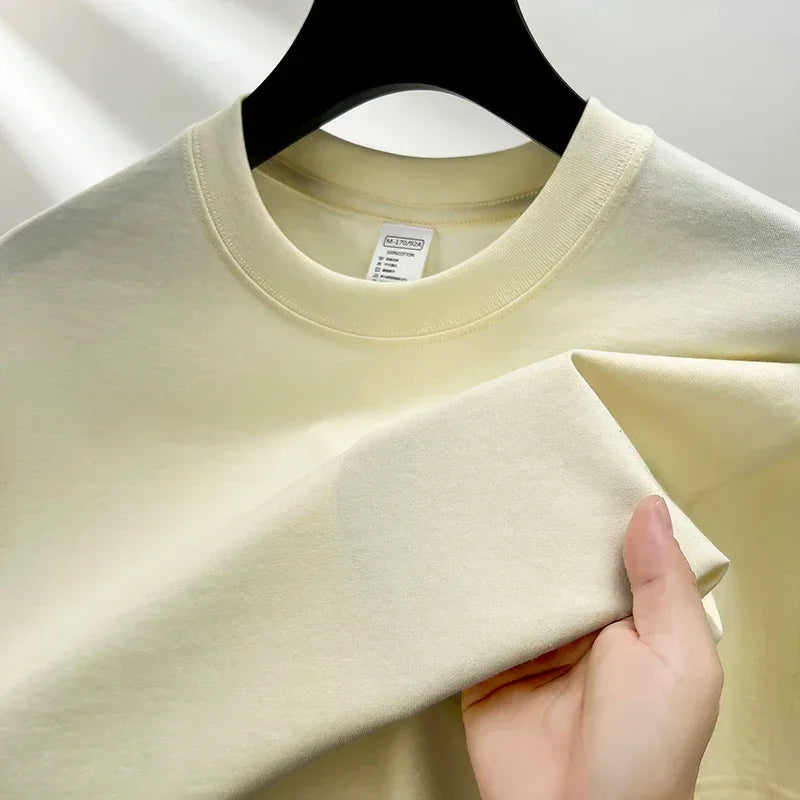 Men’s 100% Cotton Classic T-Shirt – Short Sleeve Crew Neck