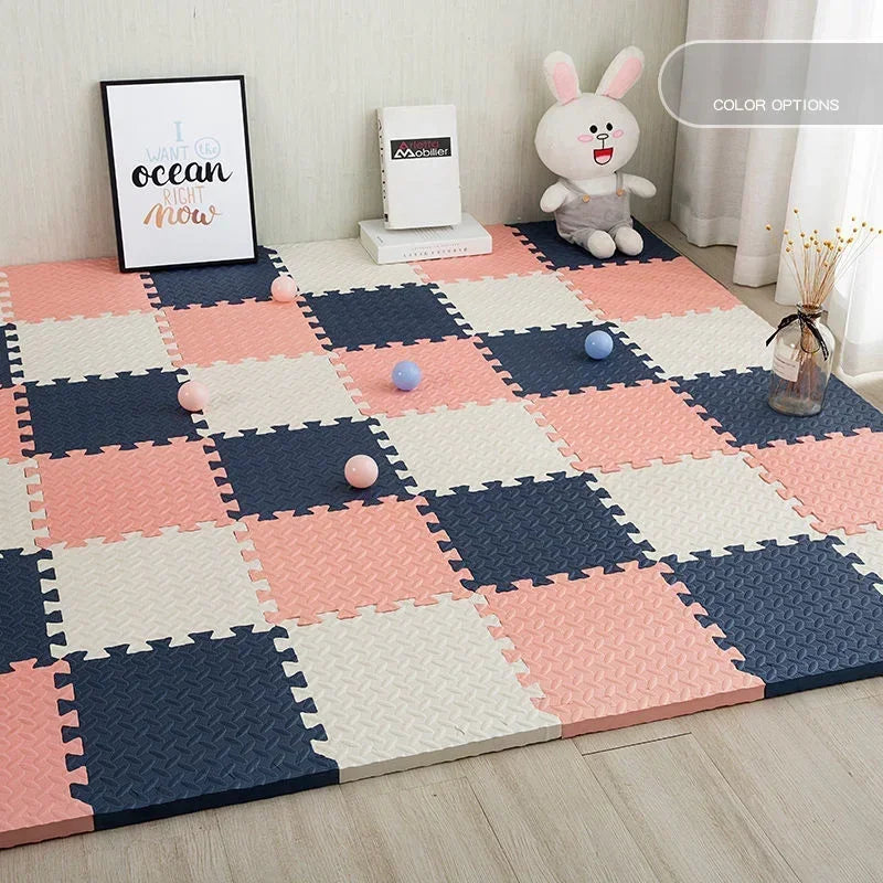 Baby Play Mat EVA Foam Interlocking Anti-Slip Sports Rug Family Children's Room Game Puzzle Carpet Anti-fall Carpet Baby Toys