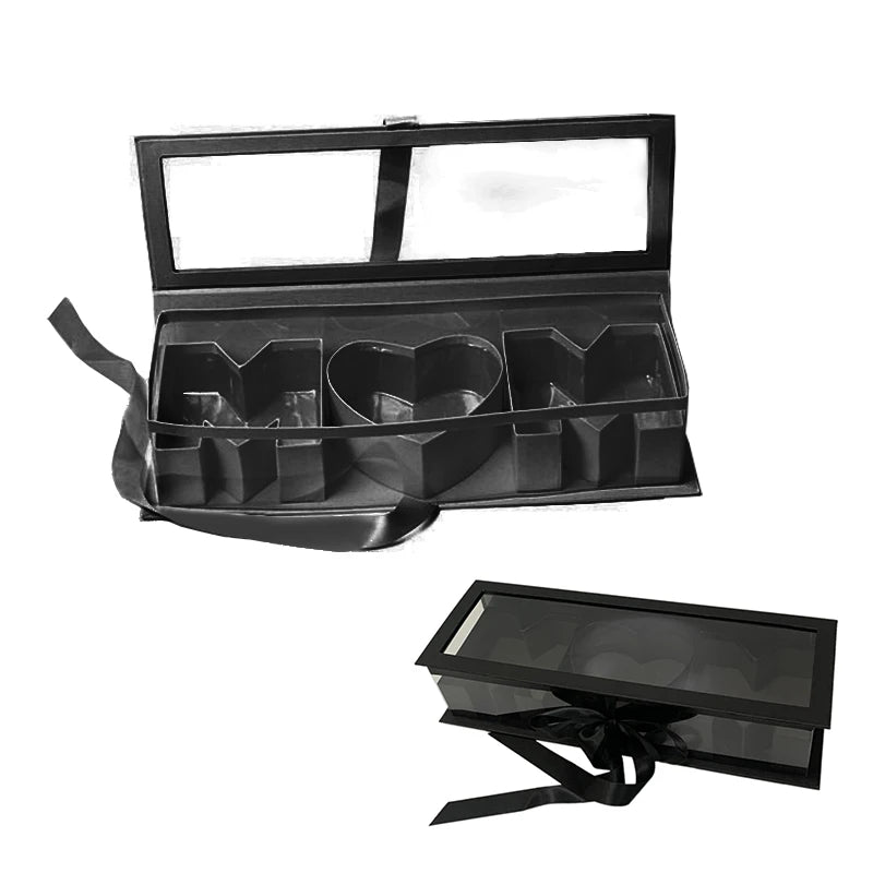 Fillable Letters Empty Flower Gift Box Mother's Valentine's Day Gift Packaging Box I Love You Letter Flower Box Birthday Party