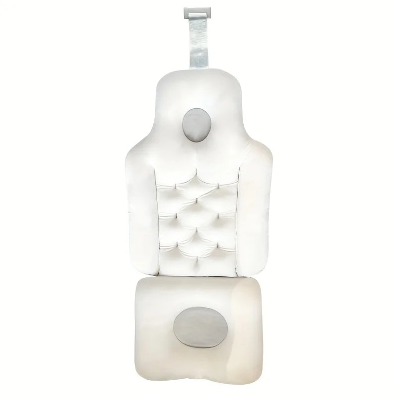 Adult Bath Mat Foldable Bathtub Mat Household Bathtub Mat Bathtub Backrest Polyester Blend Mat Adults Can Sit on the Bathtub