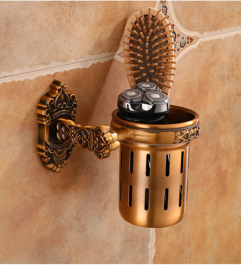 Bathroom Shelves Toilet Storage Basket European Antique Electric Shaver Comb Bathroom Supplies Storage Rack Bathroom Accessories