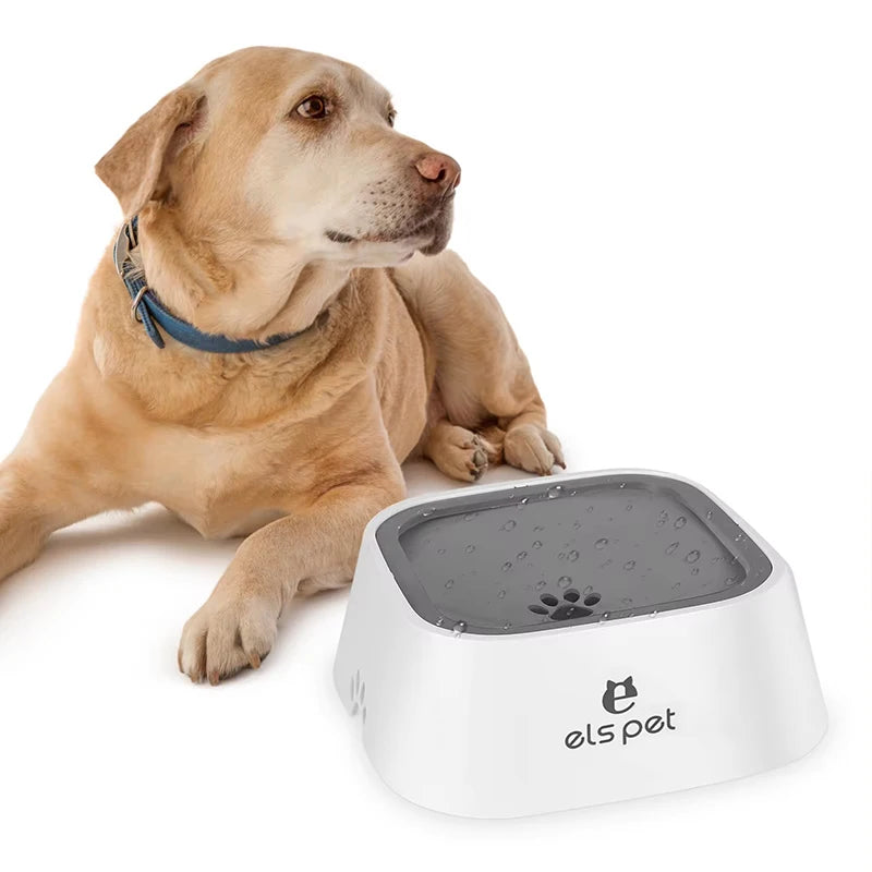 No-Spill Pet Water Bowl – Slow Feeder Drinking Dish for Dogs & Cats
