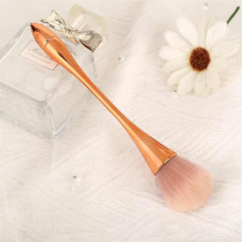 Rose Gold Professional Powder Blush Brush