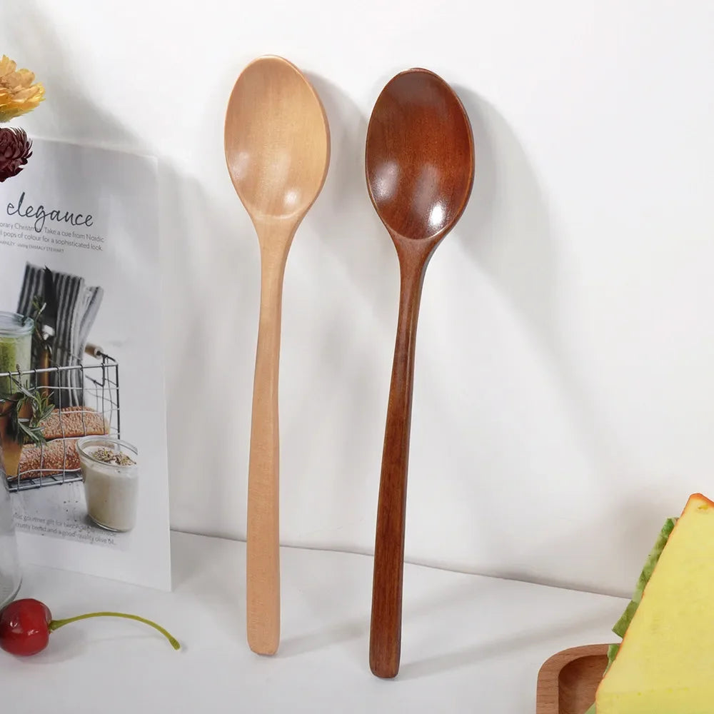 2pcs Wooden Spoon Tableware