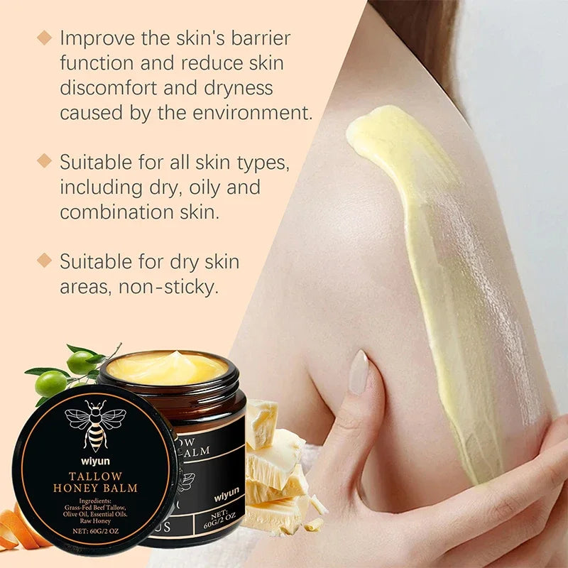 60g Beef Tallow Honey Moisturising Cream