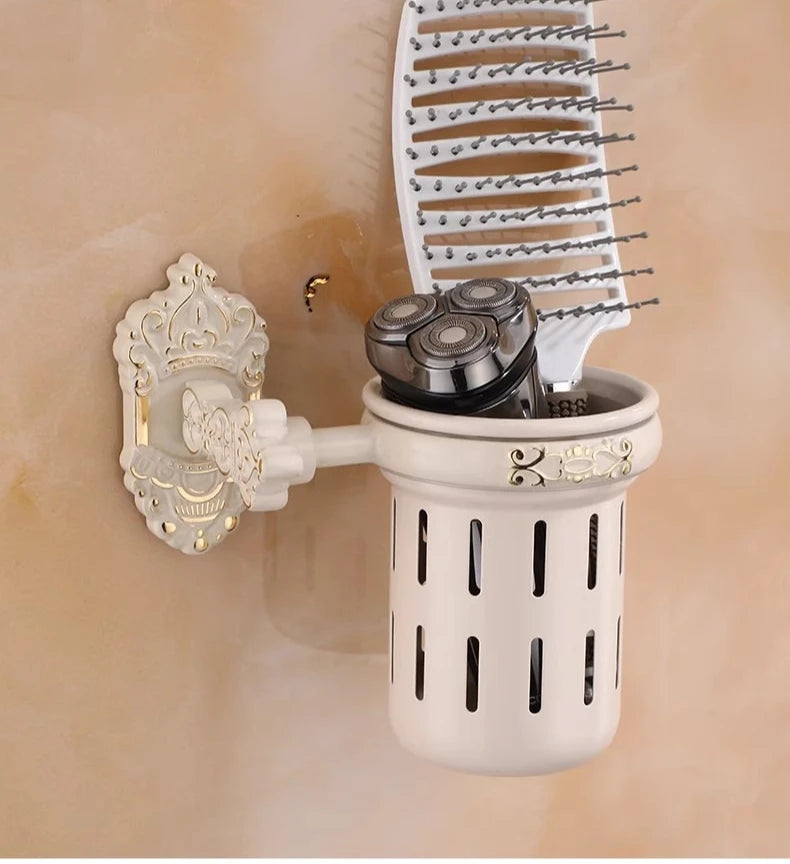 Bathroom Shelves Toilet Storage Basket European Antique Electric Shaver Comb Bathroom Supplies Storage Rack Bathroom Accessories