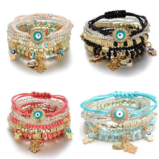 6Pc Set Bohemian Bracelet Set