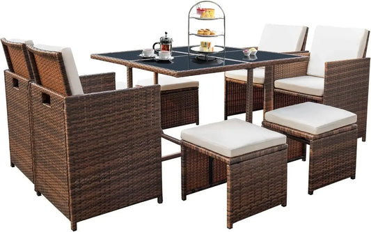 9 Piece Patio Dining Set