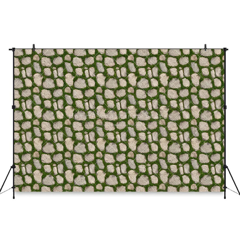 Valentine's Day Street Store Backdrops Kids Adult Photography Props Rose Garden Arch Floral Market Easter Bunny Backdrops