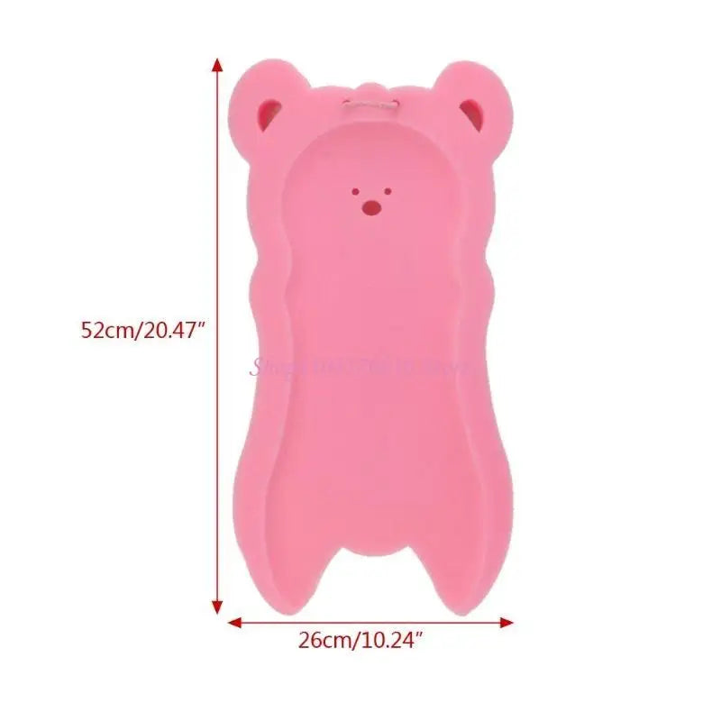 R6FD Portable Baby Bathtub Pad Bath Tub Shower Cushion Newborn Support for Seat Mat Anti-slip Baby Bath for Seat Floating Wat