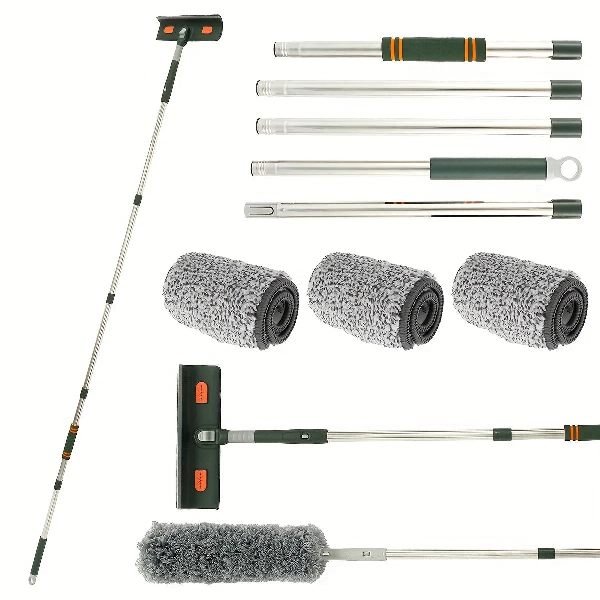 Extendable Splicing Rod Floor Scraper
