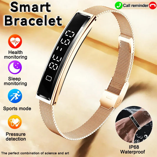 Health & Fitness Smart Bracelet with Heart, Sleep & Activity Tracking