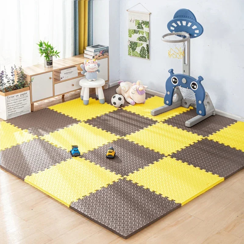 8/16PCS Non-Toxic Baby Play Mat, Interlocking Soft Foam Floor Mats for Kids' Play Area and Baby Floor Exercise Non-Slip Design