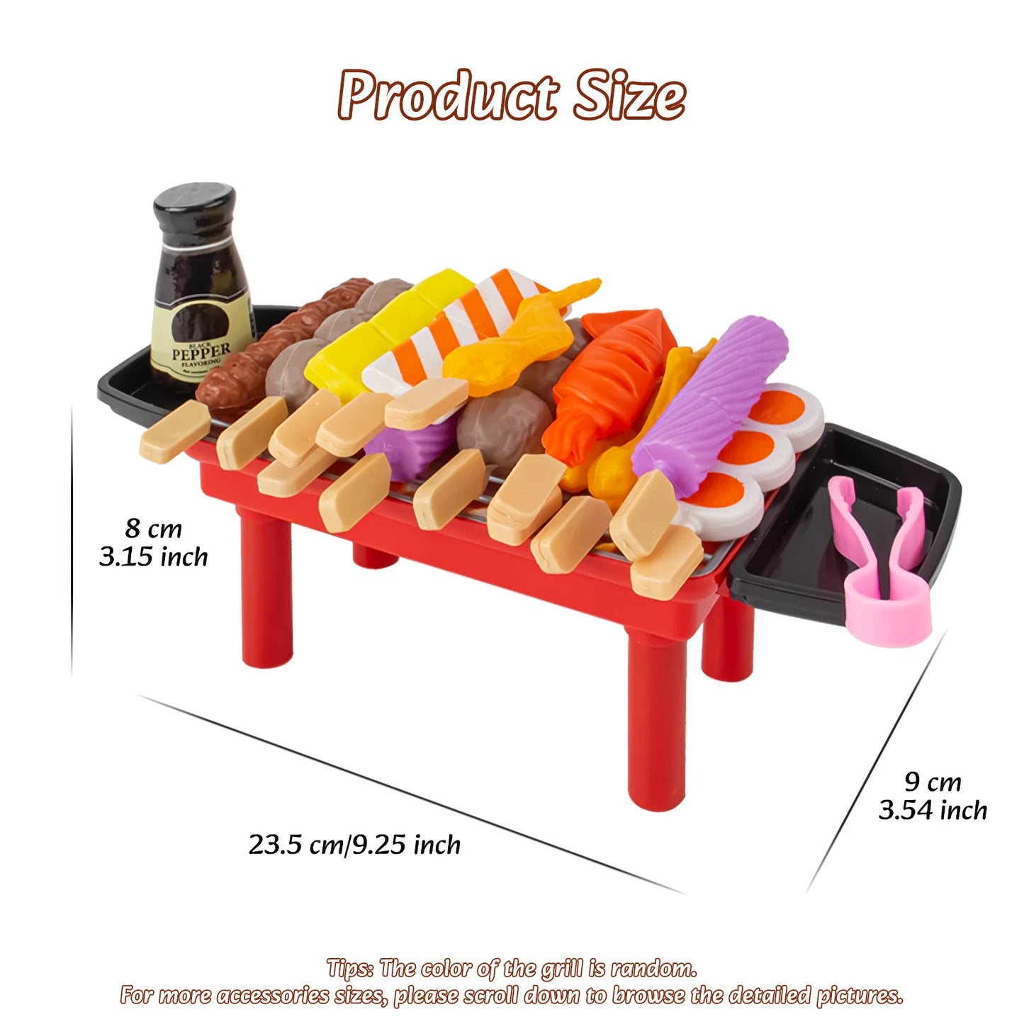 Kitchen Pretend Play Toys Barbecue Set