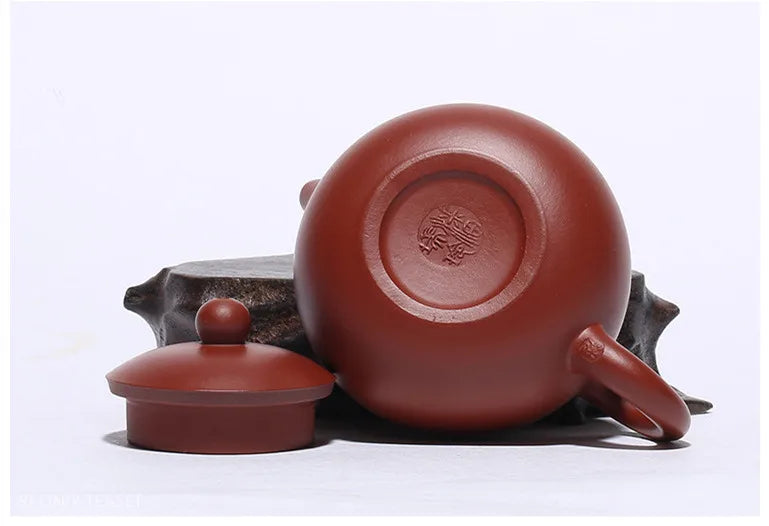 90ml Yixing Purple Clay Teapots Authentic Dahongpao Xishi Tea Pot Ball Hole Filter Kettle Handmade Boutique Zisha Tea Set