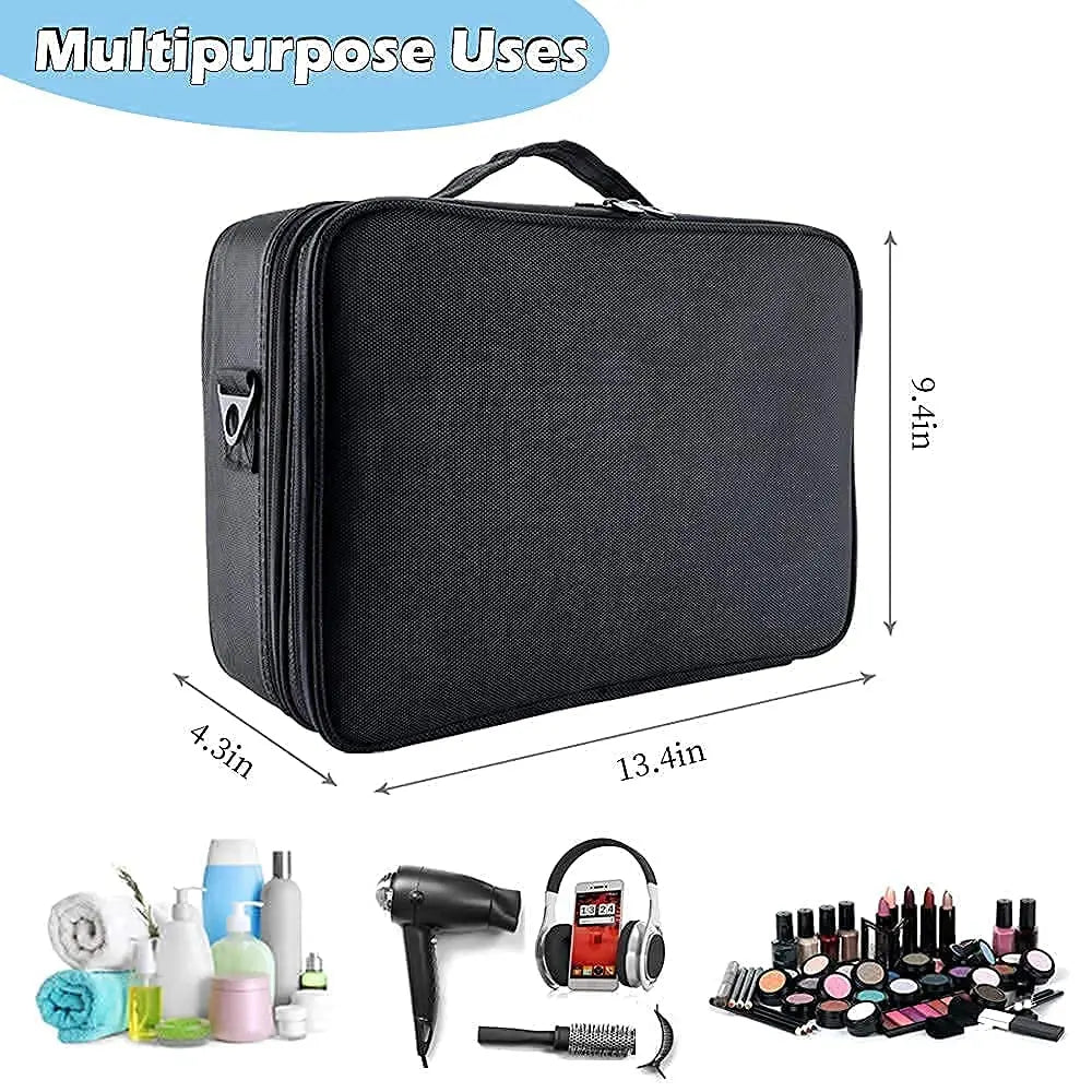 Large Capacity Travel Makeup Case