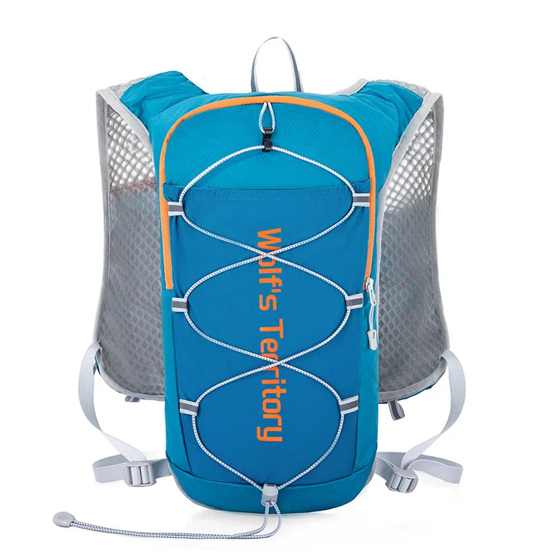 Lightweight Running Vest Reflective Safety Vest For Outdoor Cycling Climbing Hiking Sports Water Cup Storage Phone Organizer