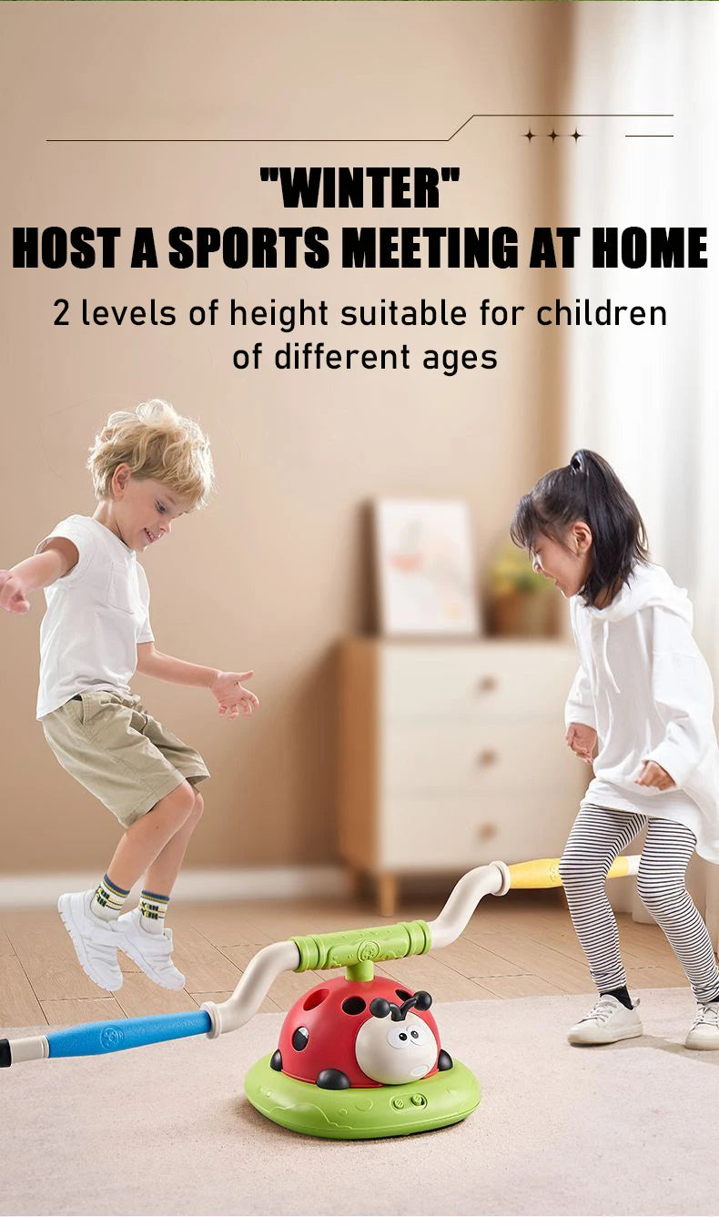 3-In-1 Skipping Rope Machine Kid Sports Toys Ferrule Game Training Toy Parenting Indoor Outdoor Games Learning Educational Toys