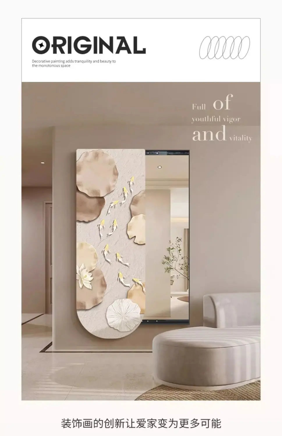 Bathroom Rectangle Mirror Organiser Creative Black Wall Mirror Bedroom Ornament Decorazioni Casa Home Furniture Accessories