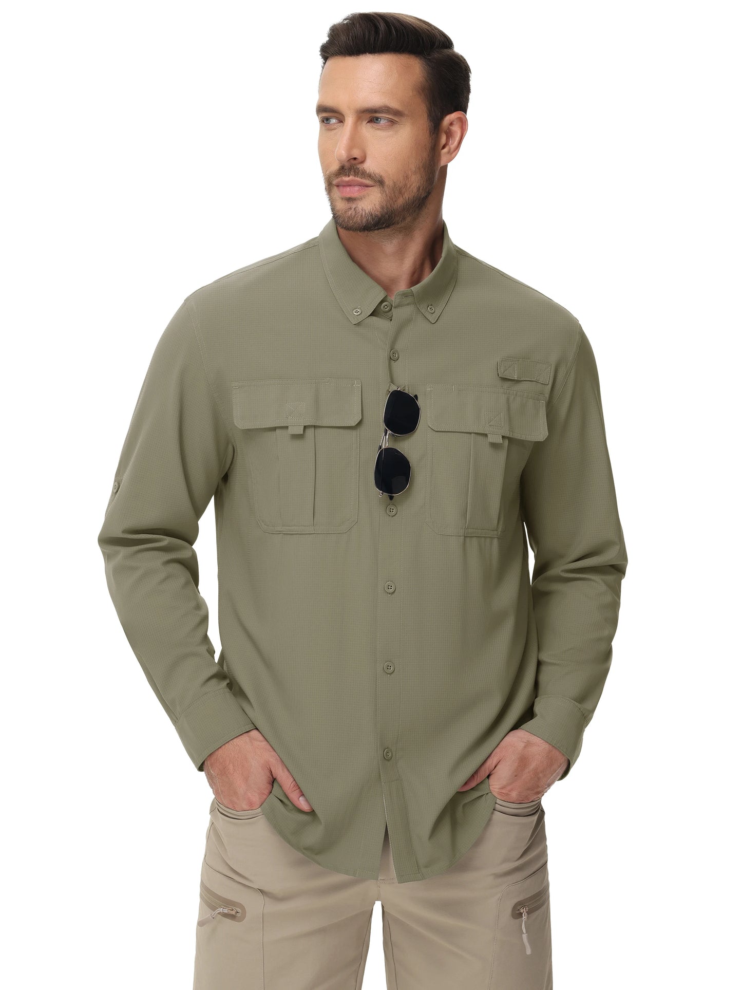 KEFITEVD Men's Long Sleeve Shirts