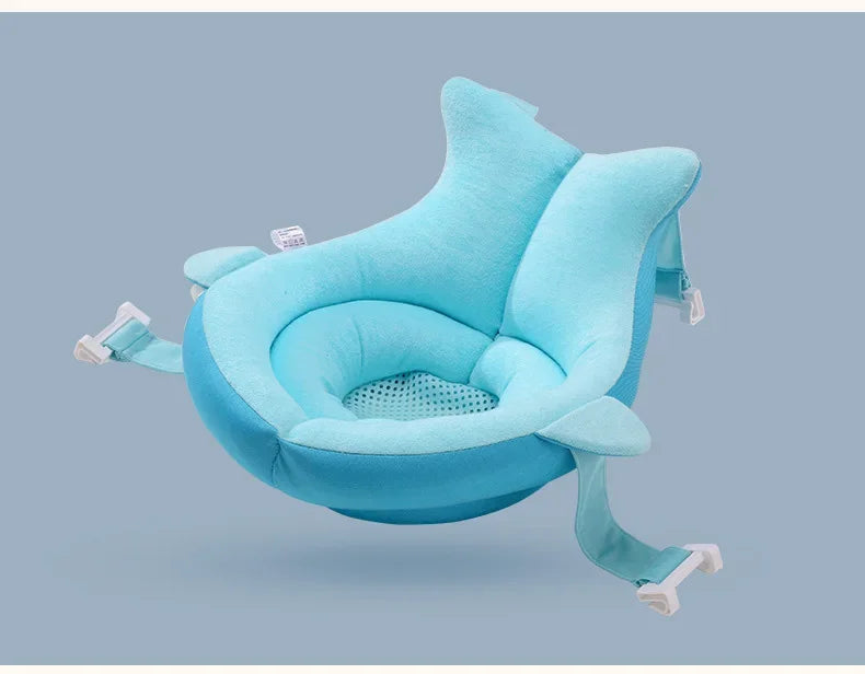 Baby Bath Seat Support Mat Shower Safety Tub Pad Newborn Bathtub Recliner Infant Anti-Slip Soft Comfort Body Cushion Baby Stuff
