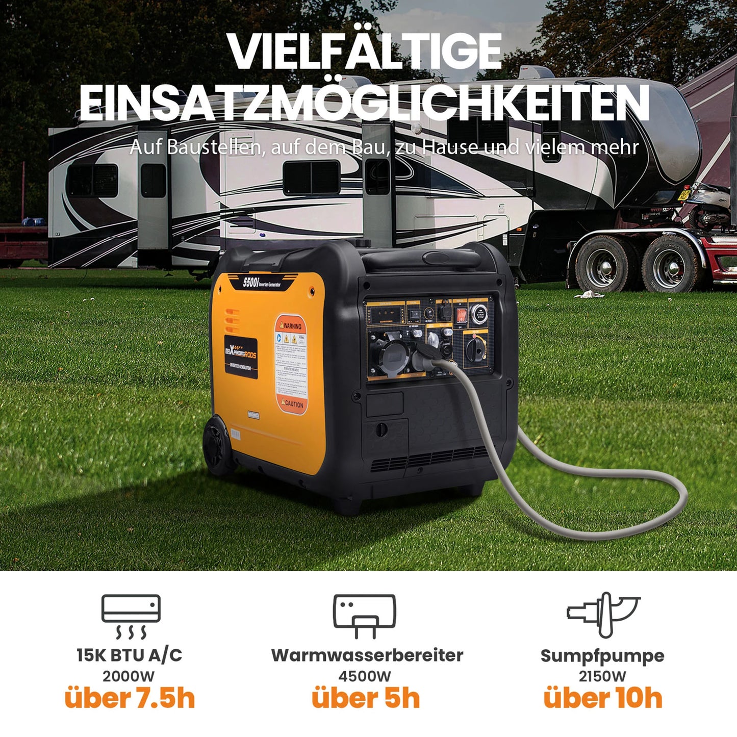 Inverter Generators 5KW 230V Electric Start Portable Generator 5.5KW Silent Generator Inverter Generator Set Electric Start