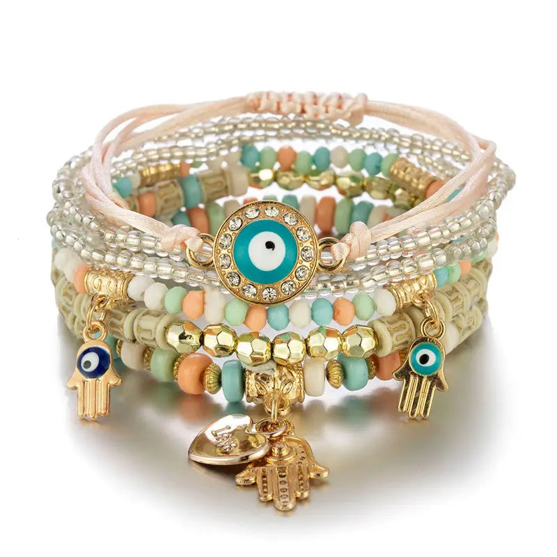 6Pc Set Bohemian Bracelet Set