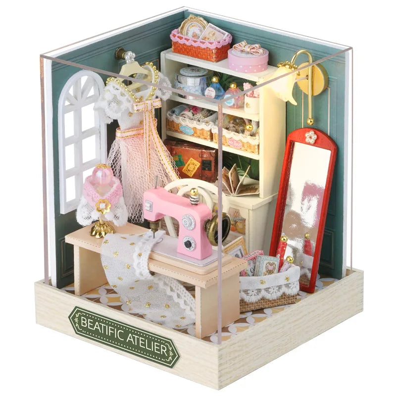 Mini DIY Flower Doll House Kit