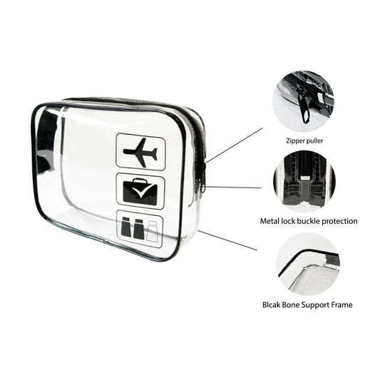 Clear Travel Makeup Cosmetic Bag