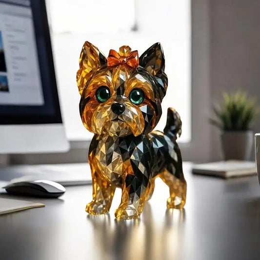 Crystal Animal Figurines Realistic Animal Holiday Collection Handcrafted Collectibles Portable Space-Saving Sculpture For Table