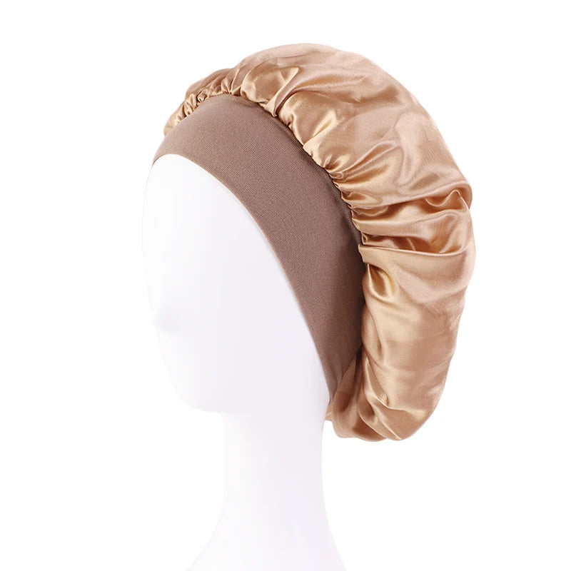 Satiin Elastic BandB Head Cap