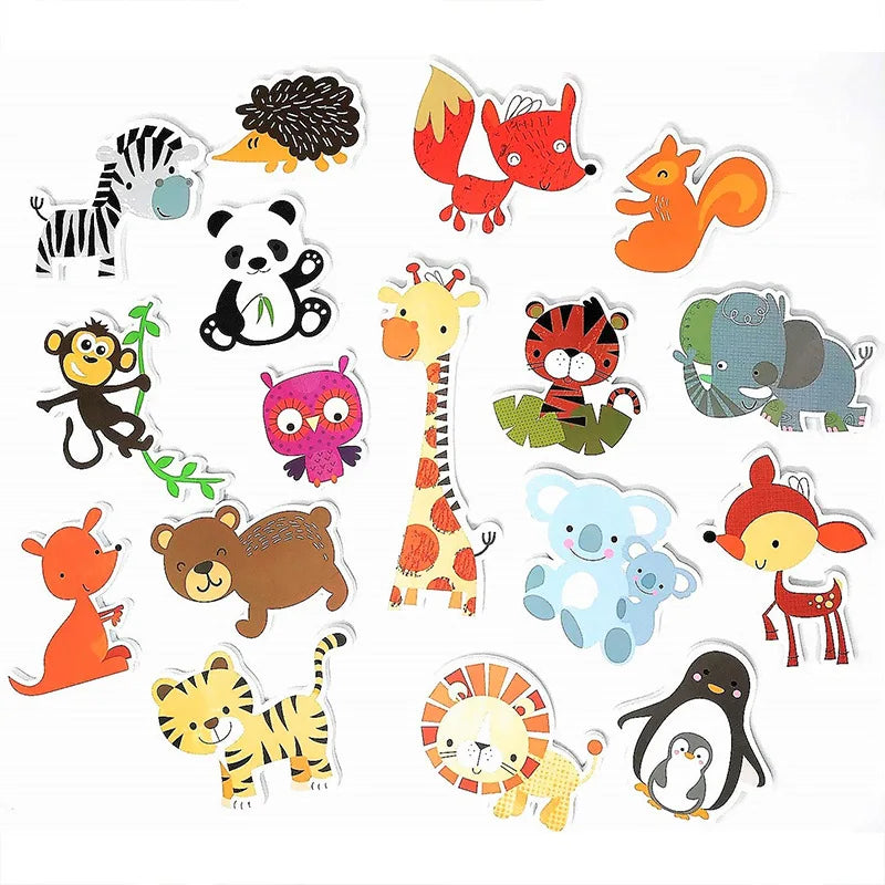 Baby Bath Toys Fun Foam Animals Floating Water Toy Traffic Early Educational Learning Gift for Kids Toddlers Bathtub Play Set