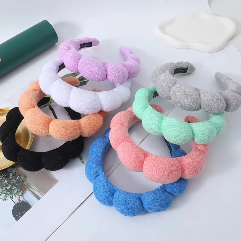 Multifunction Sponge Headband For Face Washing, Makeup Removal & Shower Hair Band