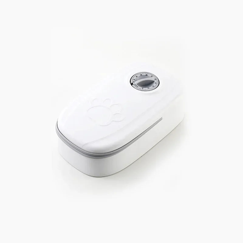 Automatic Timing Feeder Large Capacity Dry & Wet Food Container Electric Dog Double Dish Bowl For Cats Dogs