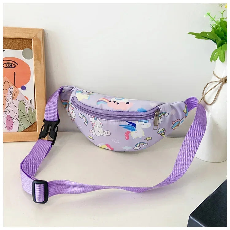 Kids & Adults Sport Bum Bag, Travel Crossbody Waist Bag