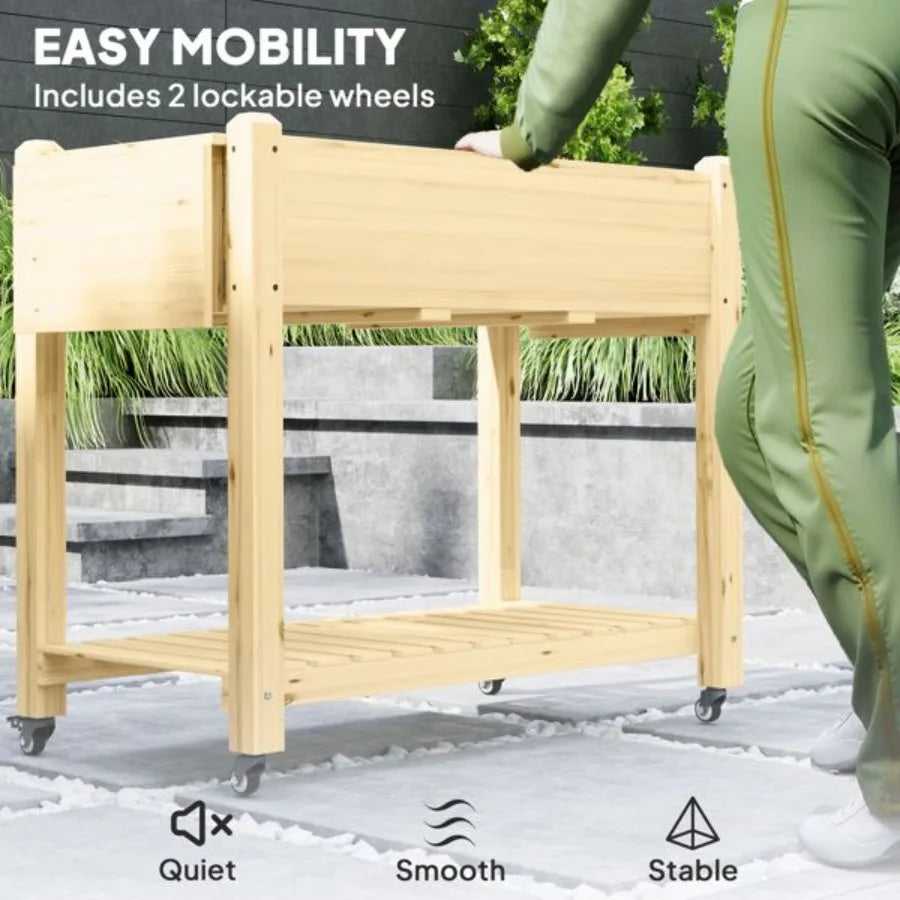 Wooden Planter Flower shelf Wood Planter Box