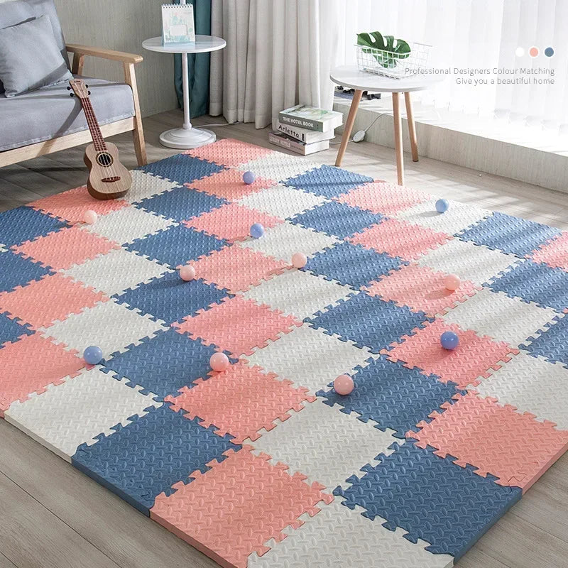 Baby Play Mat EVA Foam Interlocking Anti-Slip Sports Rug Family Children's Room Game Puzzle Carpet Anti-fall Carpet Baby Toys