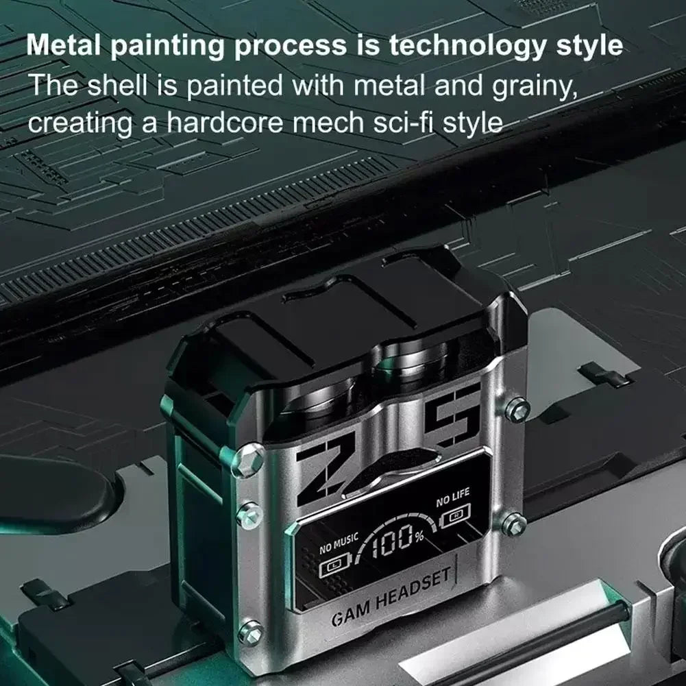 New Original M25 Bluetooth 5.3 TWS Wireless Headphones with LED Display Stereo Headset Touch Control Earbuds Noise Reduction