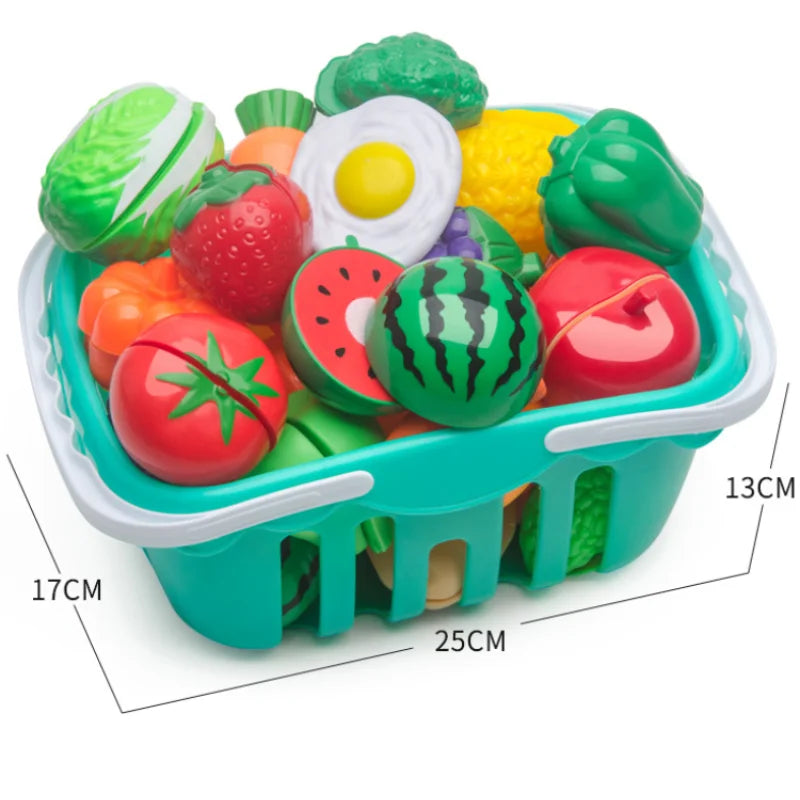 Kitchen Fun Cutting Fruits and Vegetables Food Play House