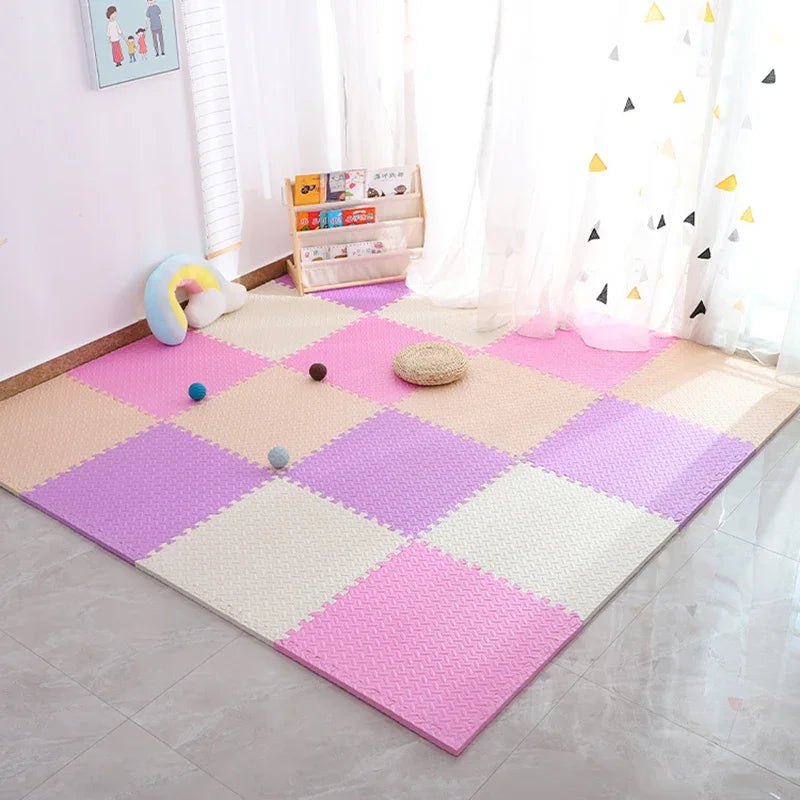 8-16pcs Baby Play Mat Carpet Puzzle Mats Floor Mat For Children Thick  EVA Foam Rug Children Room Activities Mat For Baby