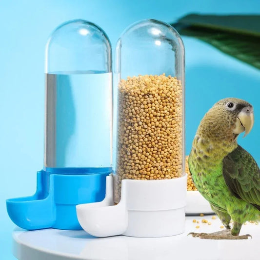 Hanging Pet Feeder & Water Dispenser – Squirrel-Proof Food Box for Parrots and Birds