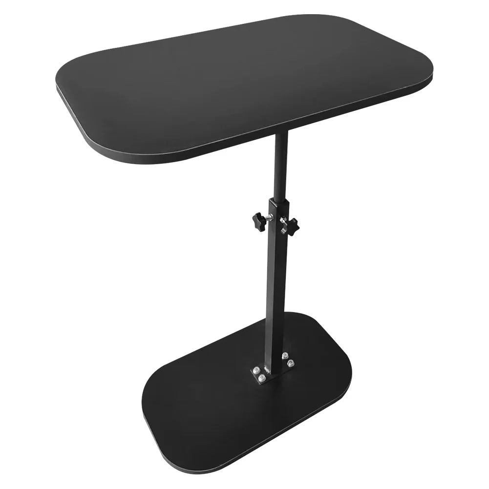 C Shaped Side Table Portable Corner Table 360°Swivel & Flip Top C Shaped End Table for Couch Laptop Stand Coffee Drink Table