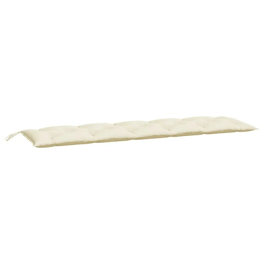 Garden Bench Cushion Cream White 70.9x19.7x2.8 Oxford Fabric