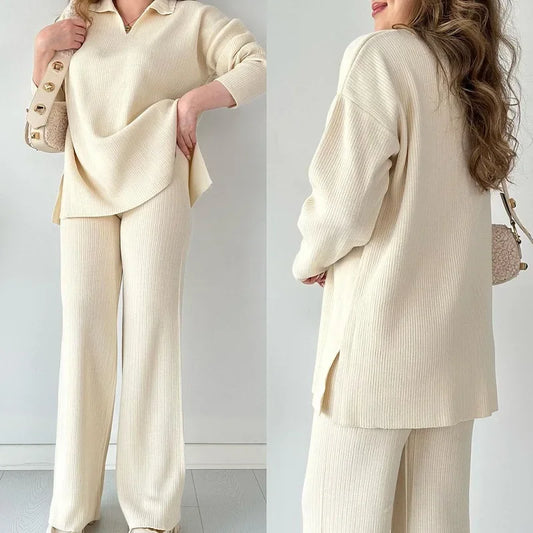 Two Piece Pant Knit Sweater