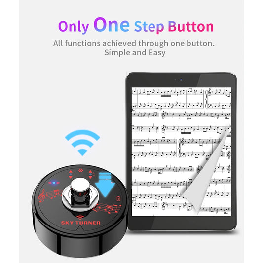 Wireless Page Turner Bluetooth-compatible Automatic Universal Score Page Turner For Phone Computer